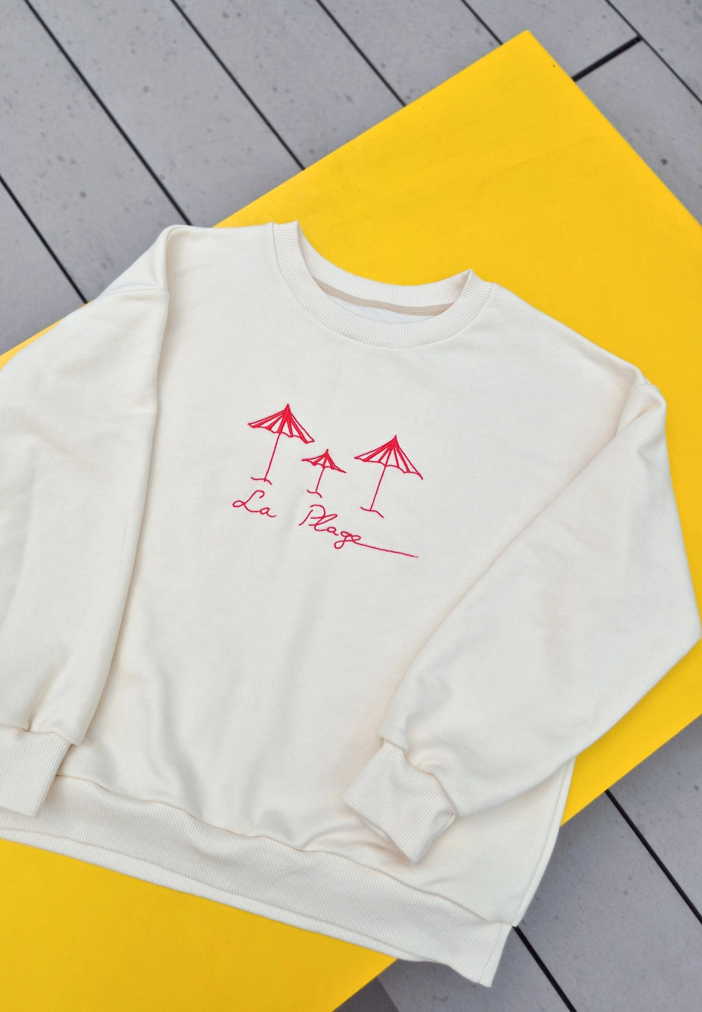 Sweatshirt La Plage Vanilla