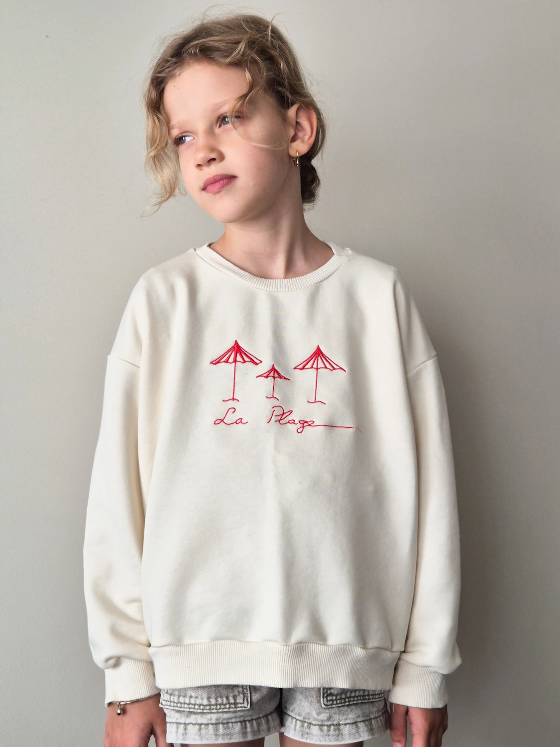Sweatshirt La Plage Vanilla