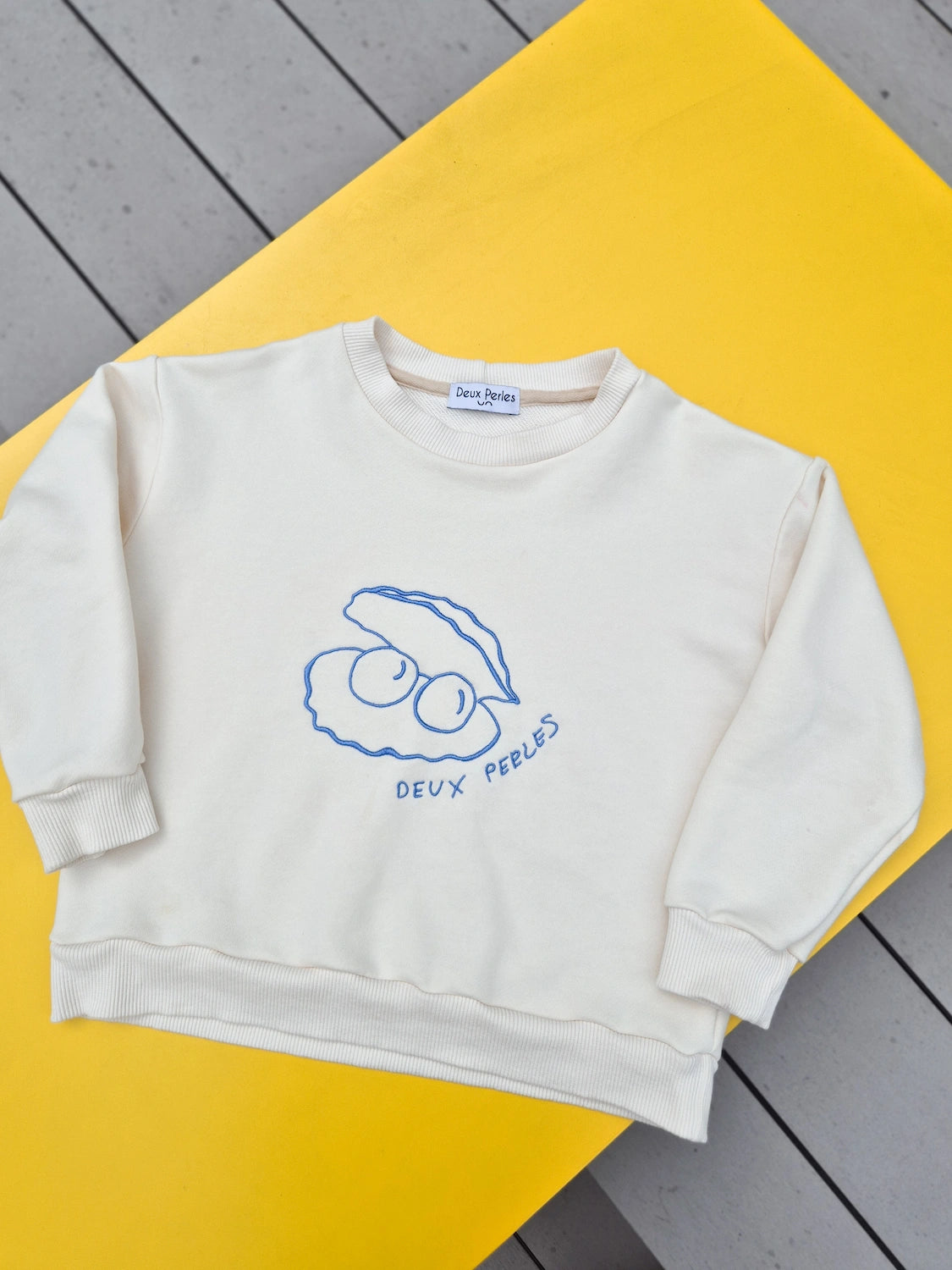 Sweatshirt Two Pearls Vanilla