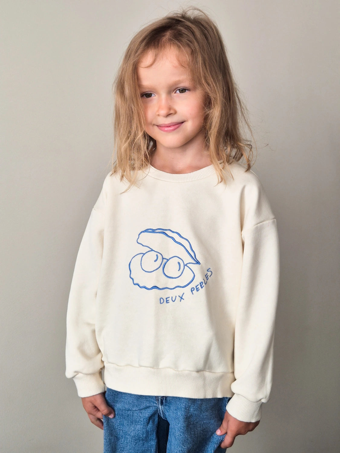 Sweatshirt Two Pearls Vanilla