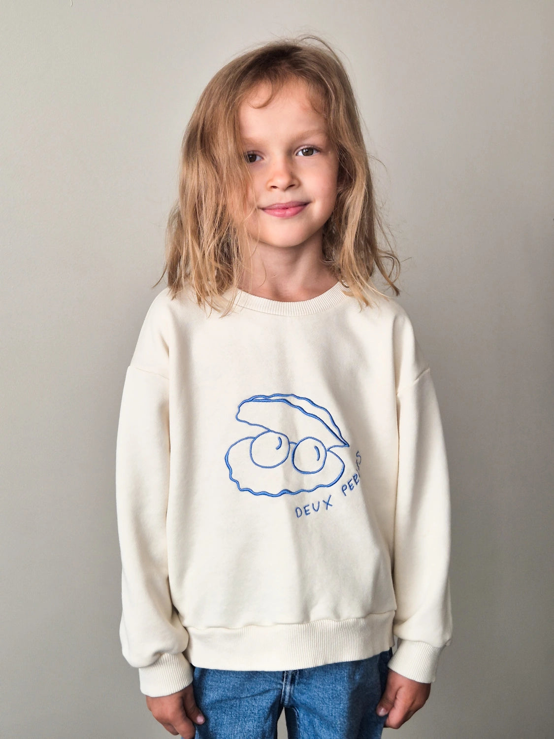 Sweatshirt Two Pearls Vanilla