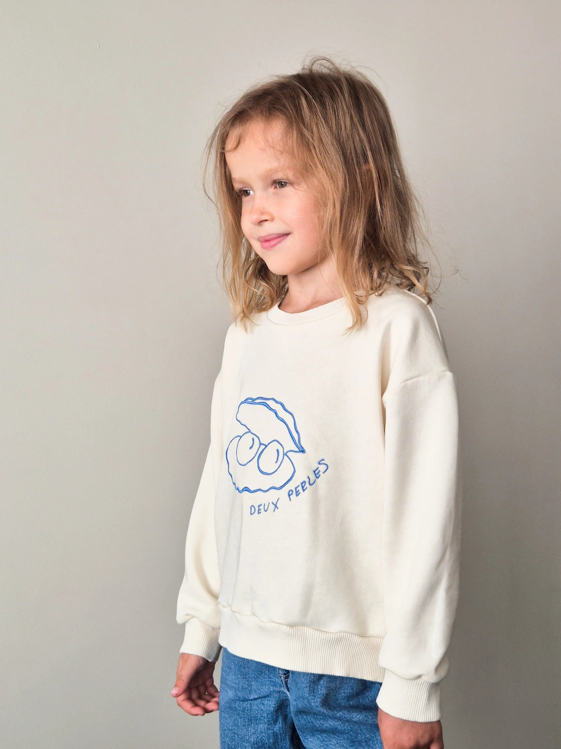 Sweatshirt Two Pearls Vanilla